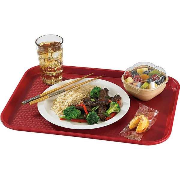 Поднос Cambro 1216FF 416 410х310мм клюквенный